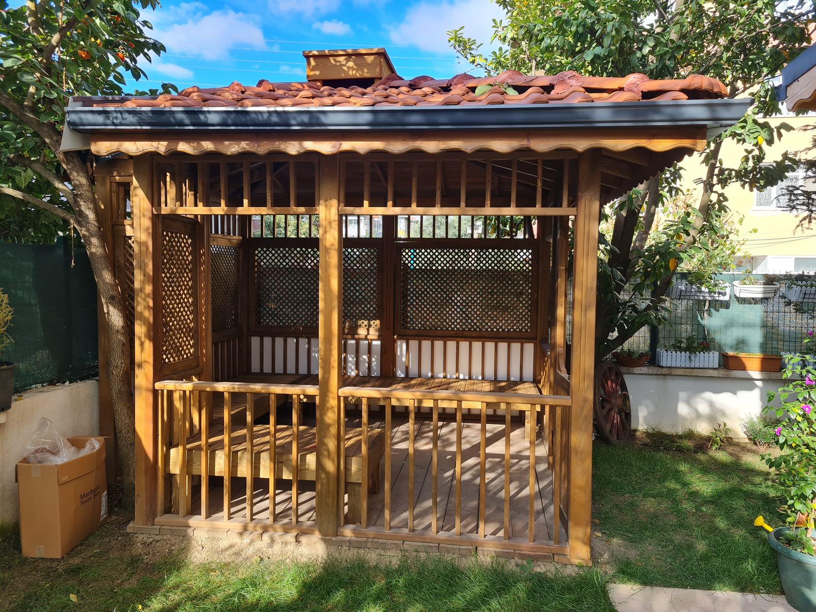 Veranda with Corner Seating Set