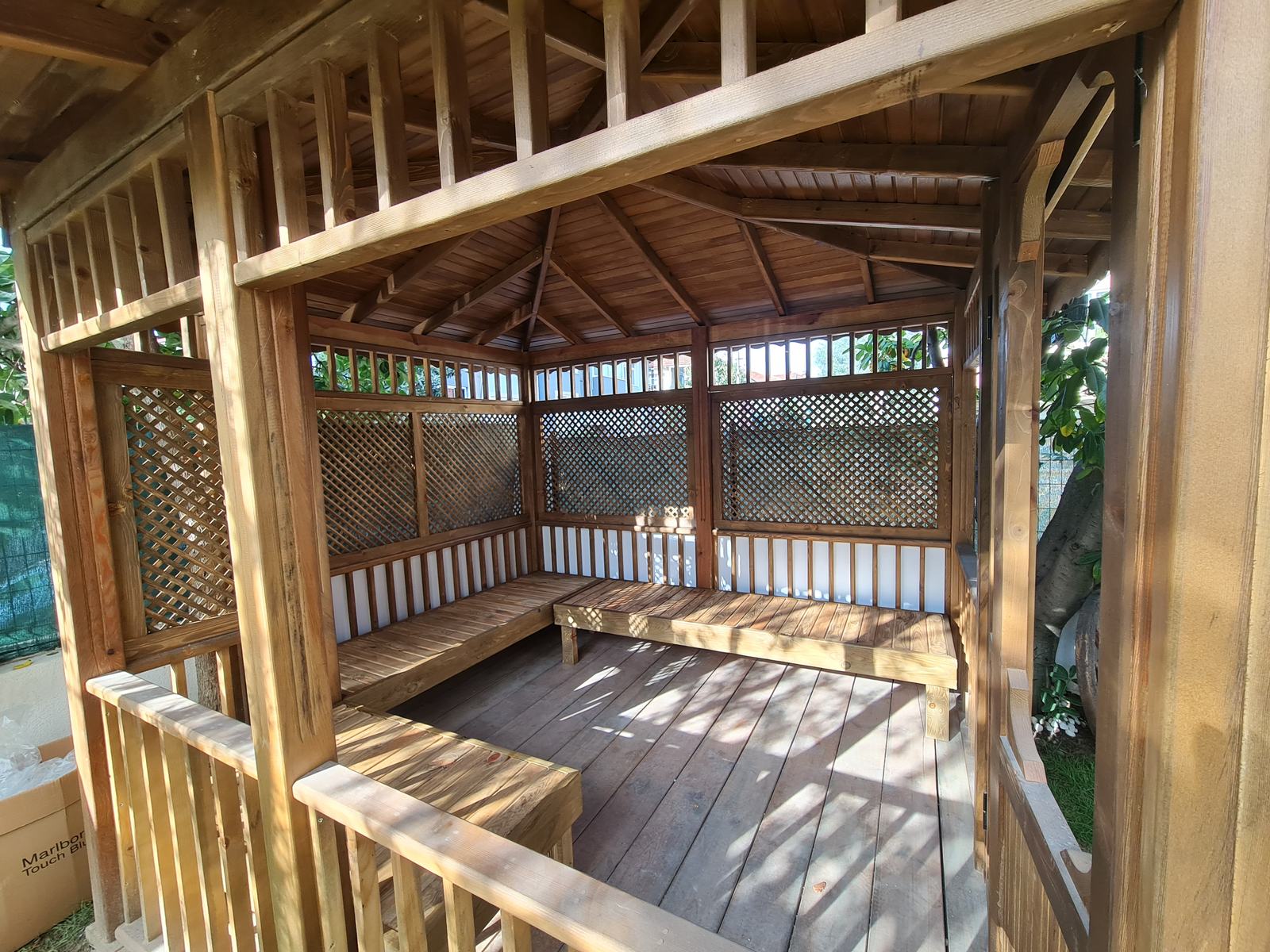 Veranda with Corner Seating Set