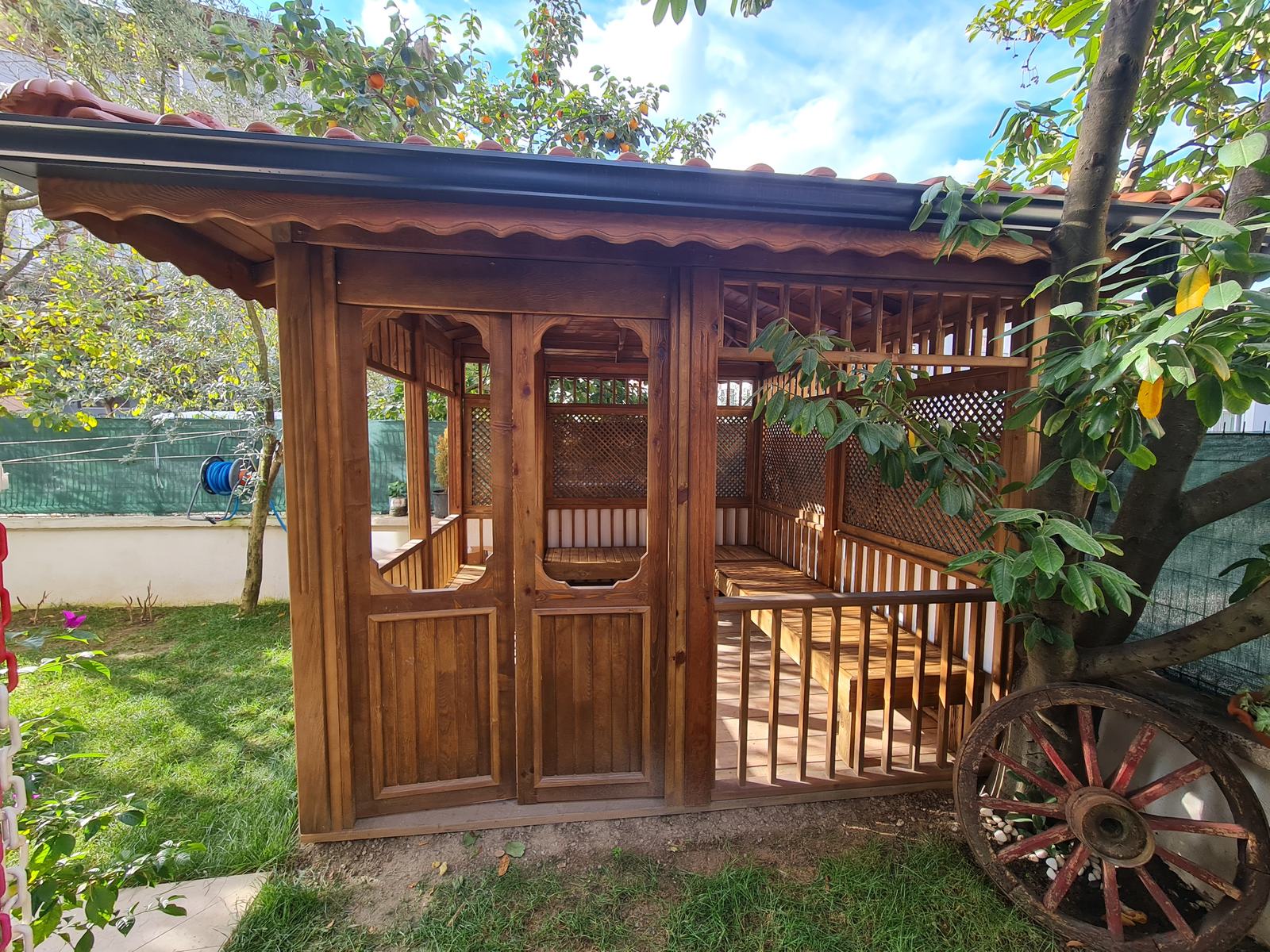 Veranda with Corner Seating Set
