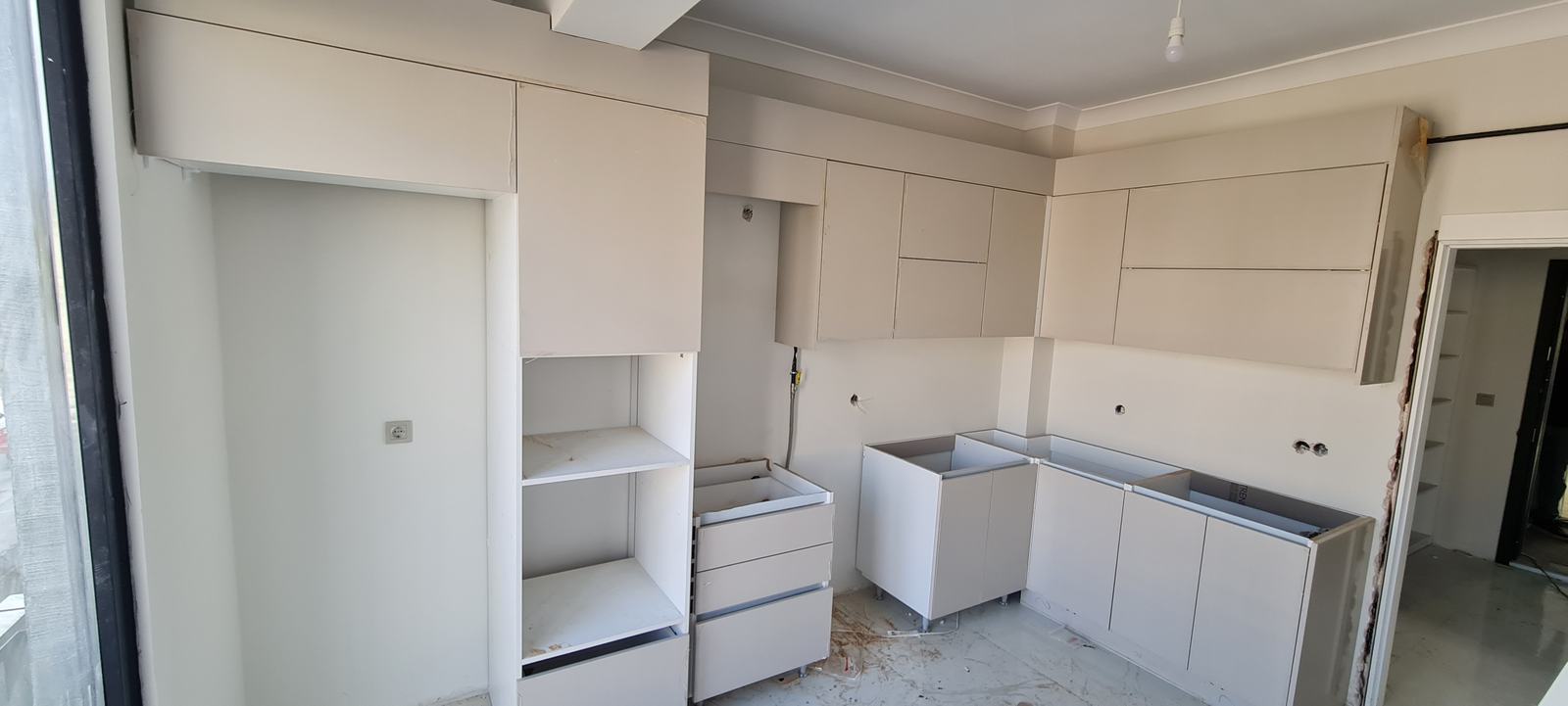 Cream Kitchen Cabinet