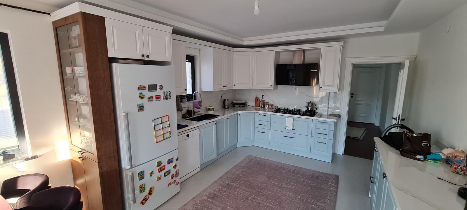 Colorful Kitchen Cabinet