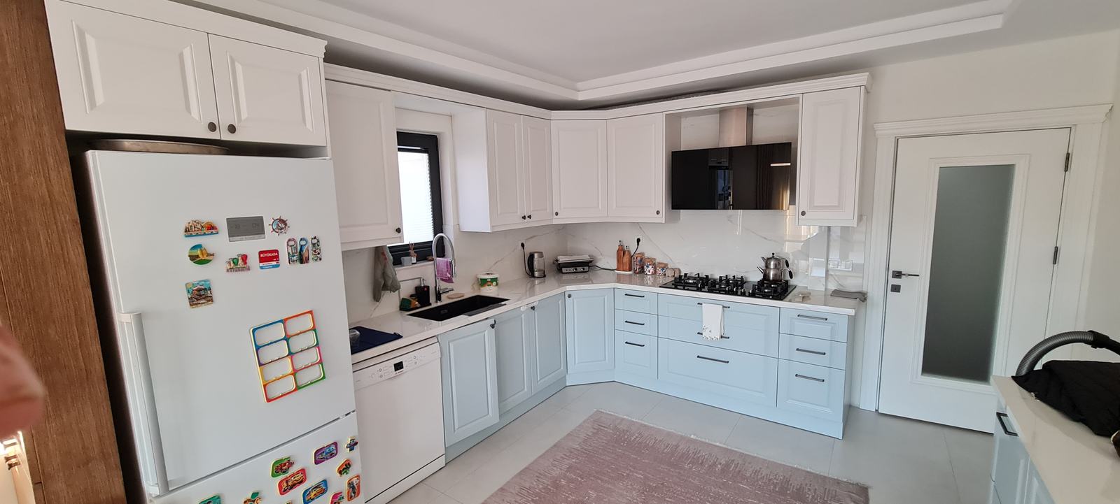 Colorful Kitchen Cabinet