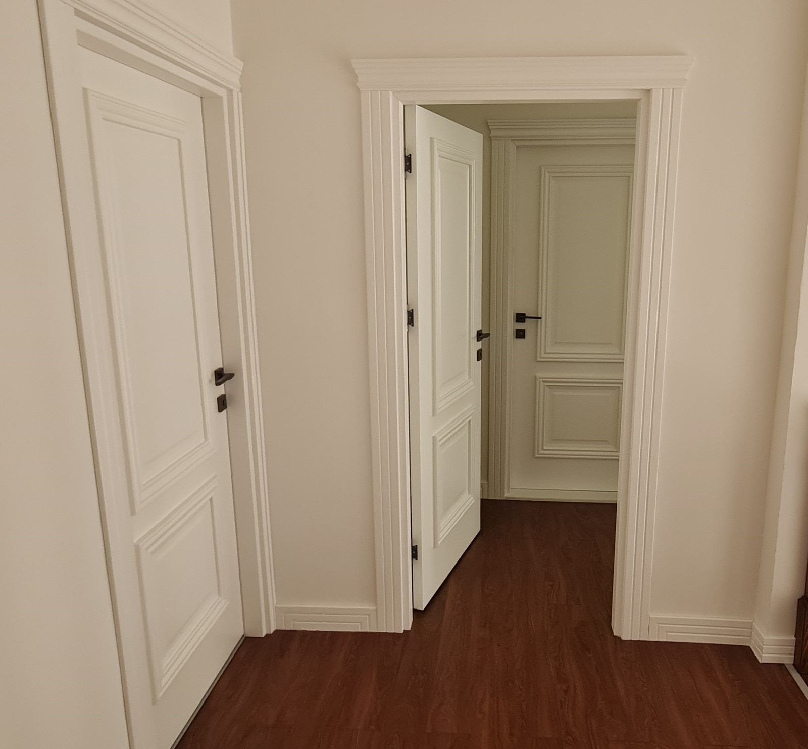 Frame Patterned Door