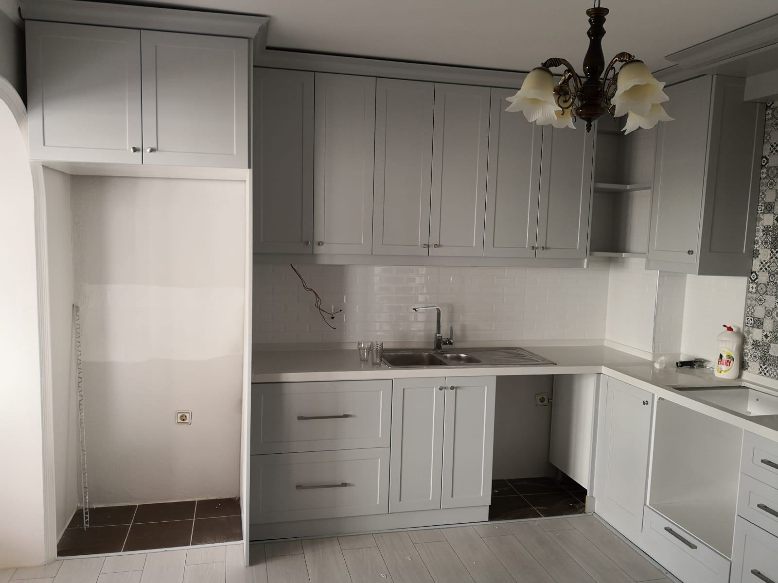 Light Gray Kitchen Cabinet