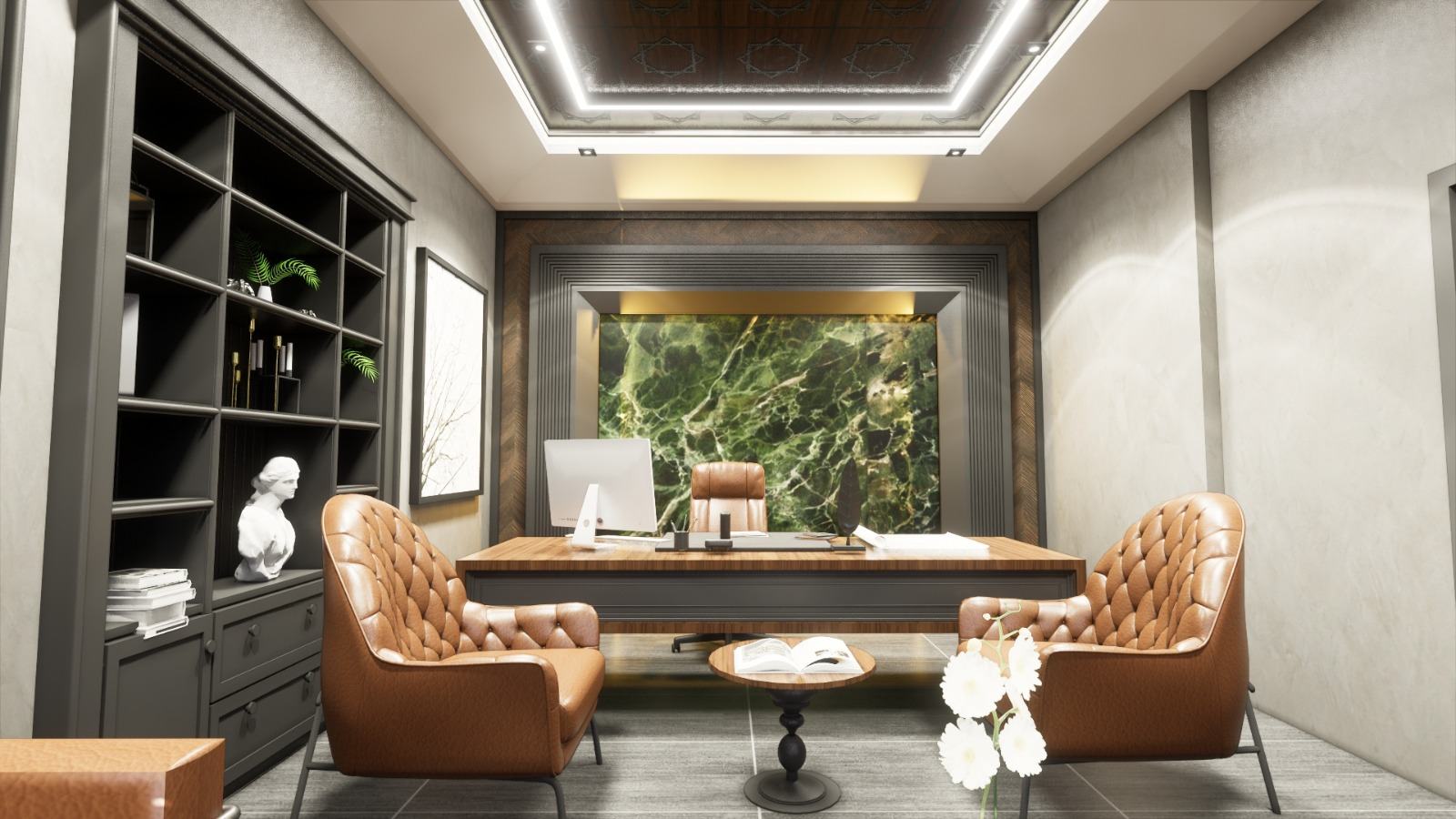 Taba Detailed Office Set