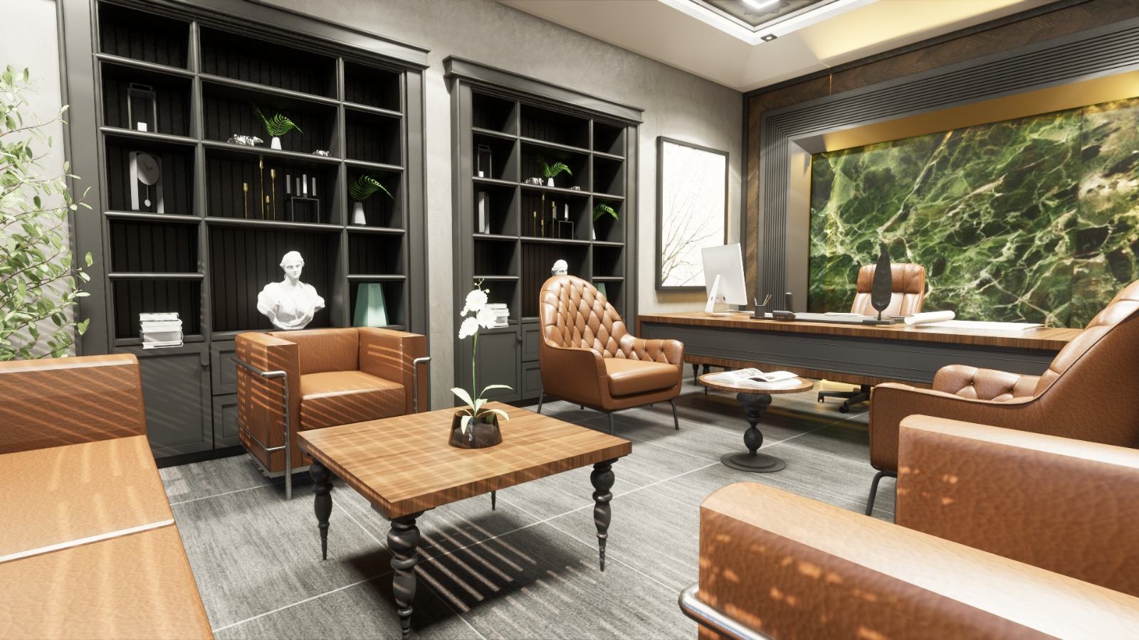 Taba Detailed Office Set