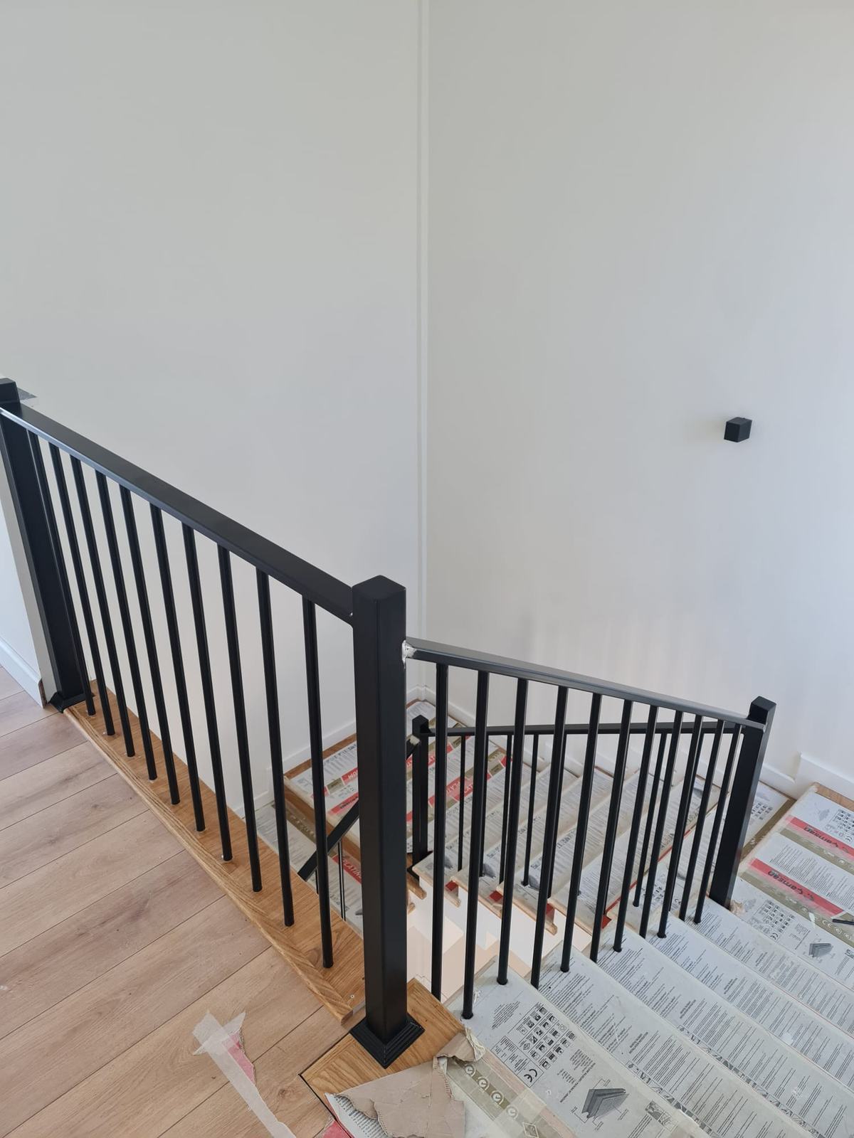 Staircase with Iron Railing