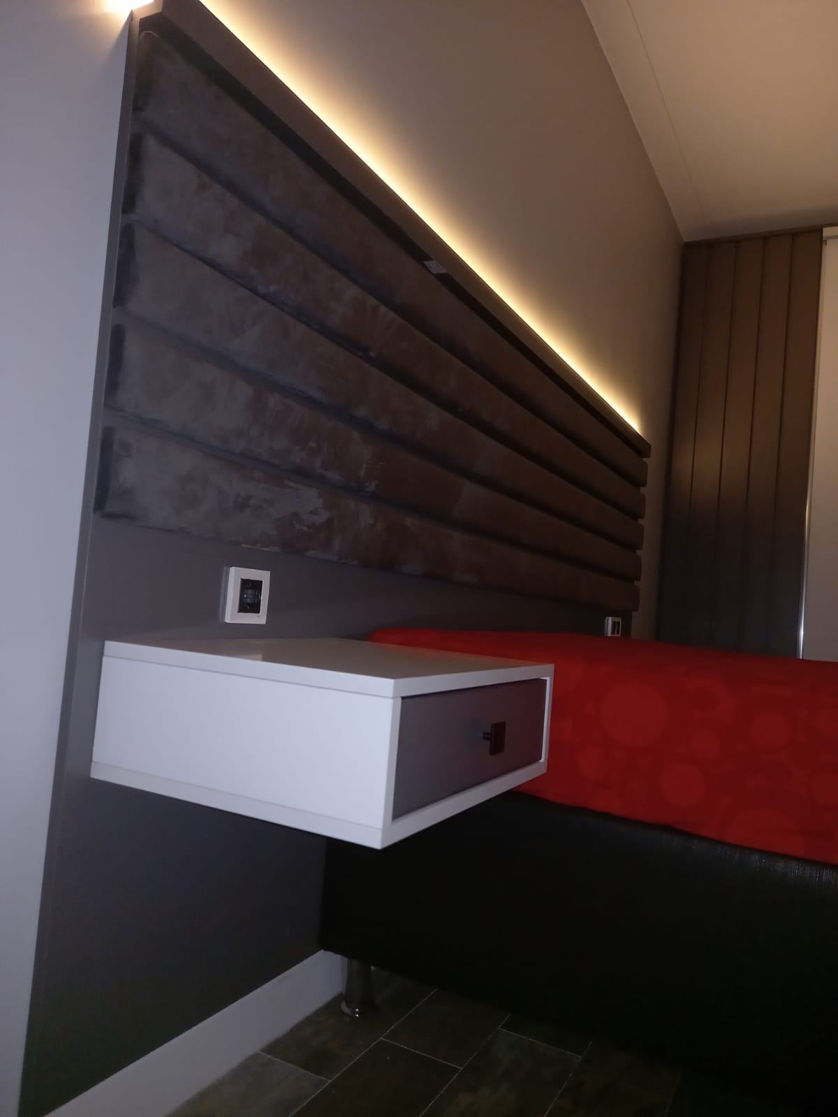 Bedroom with Lighting
