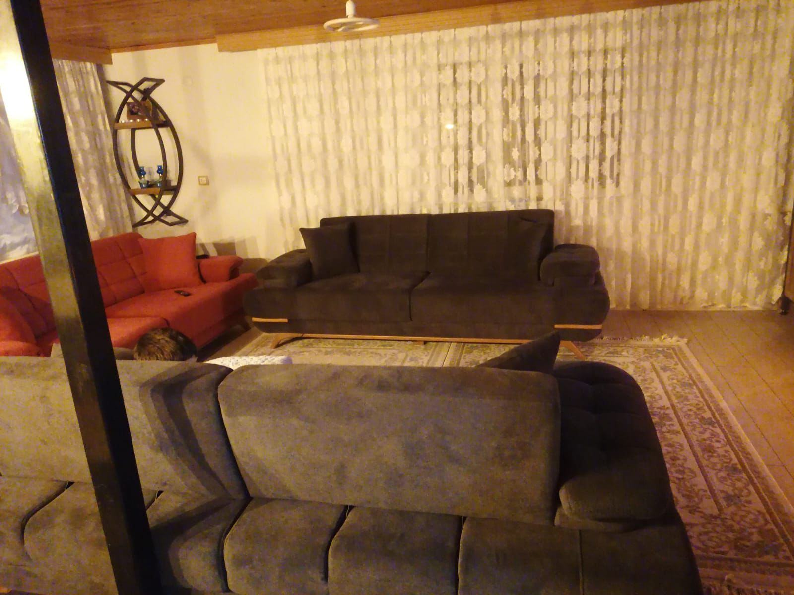Wooden-Style Living Room