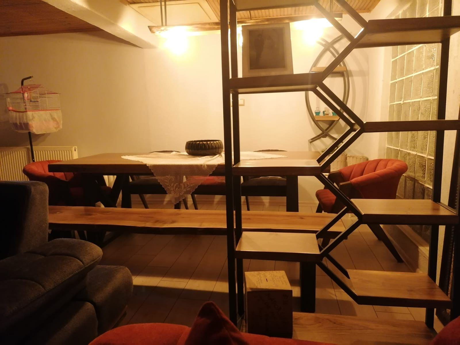 Wooden-Style Living Room