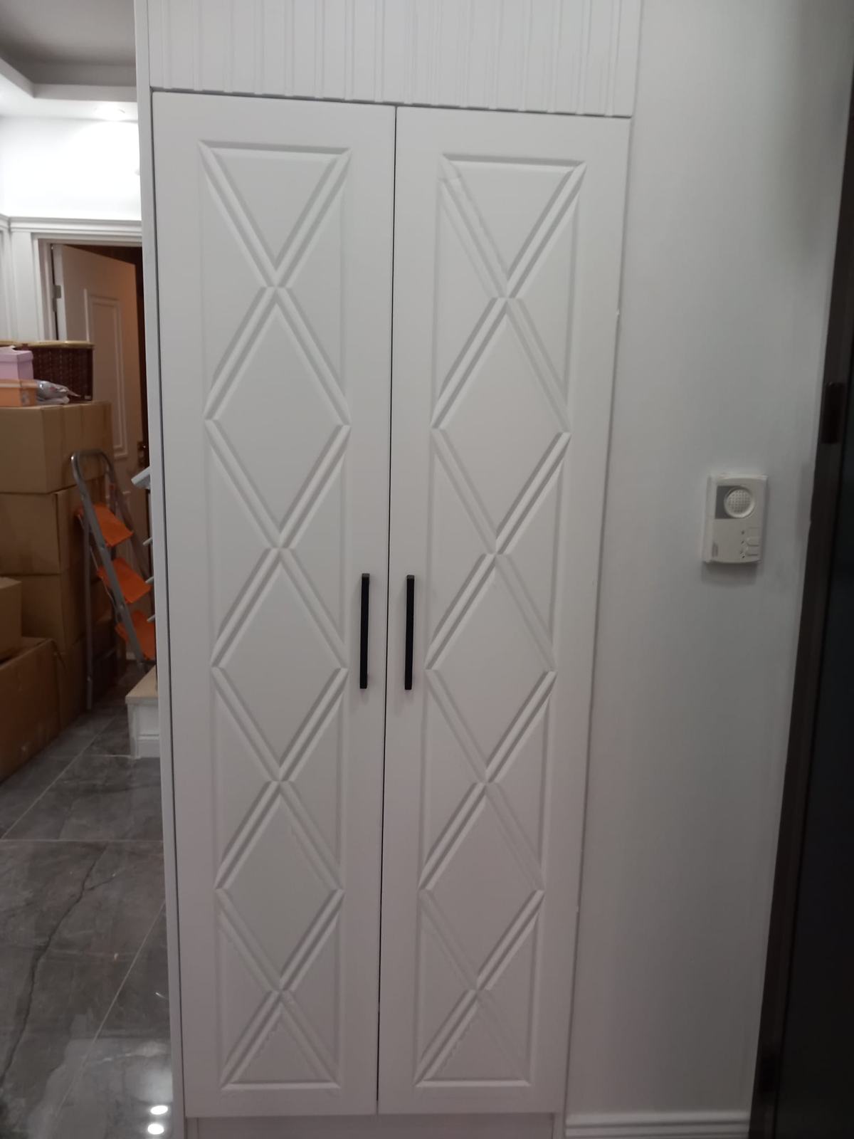 Under-Stair Coat Rack Cabinet