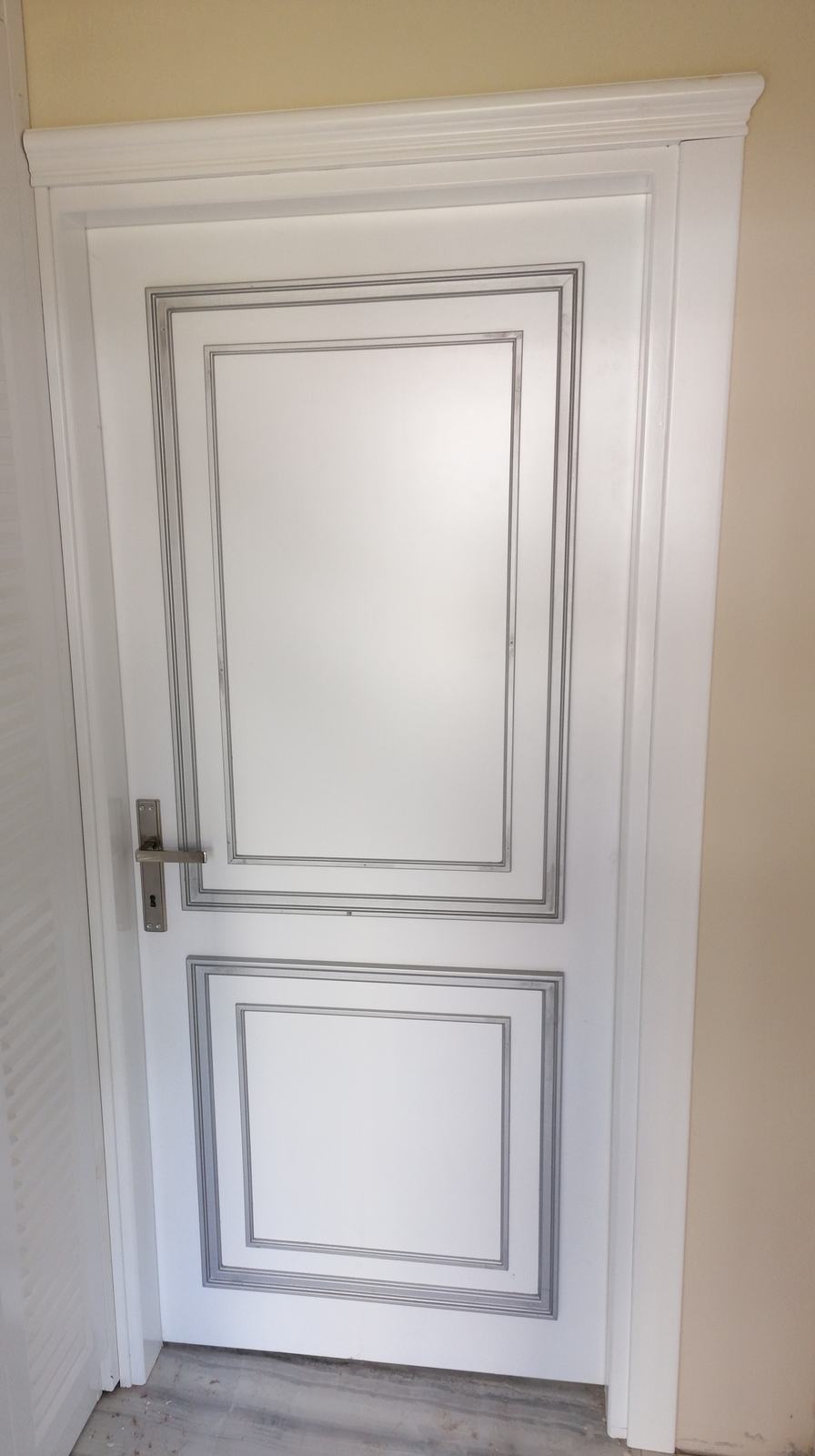 Gray Detailed Door