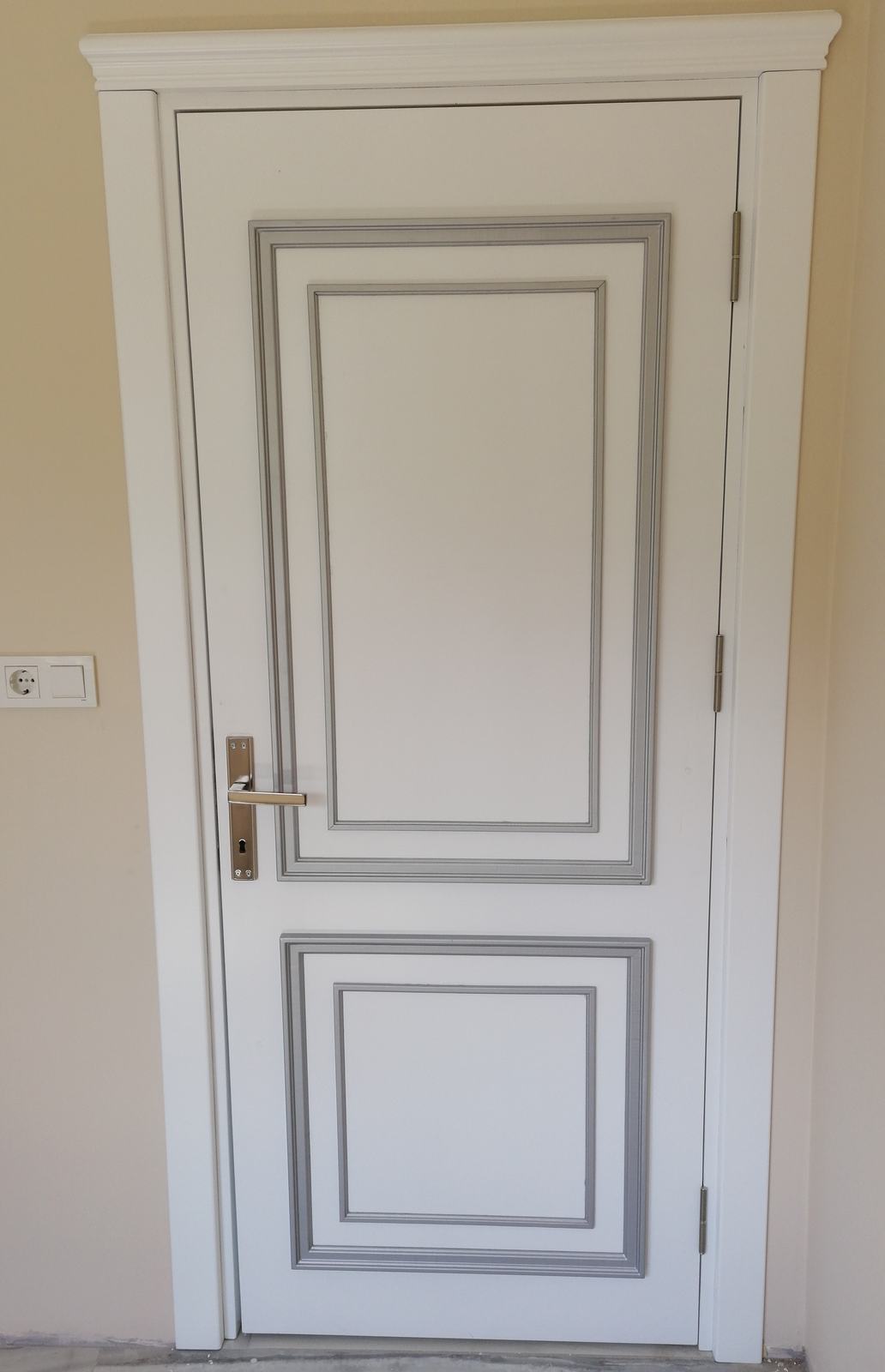 Gray Detailed Door