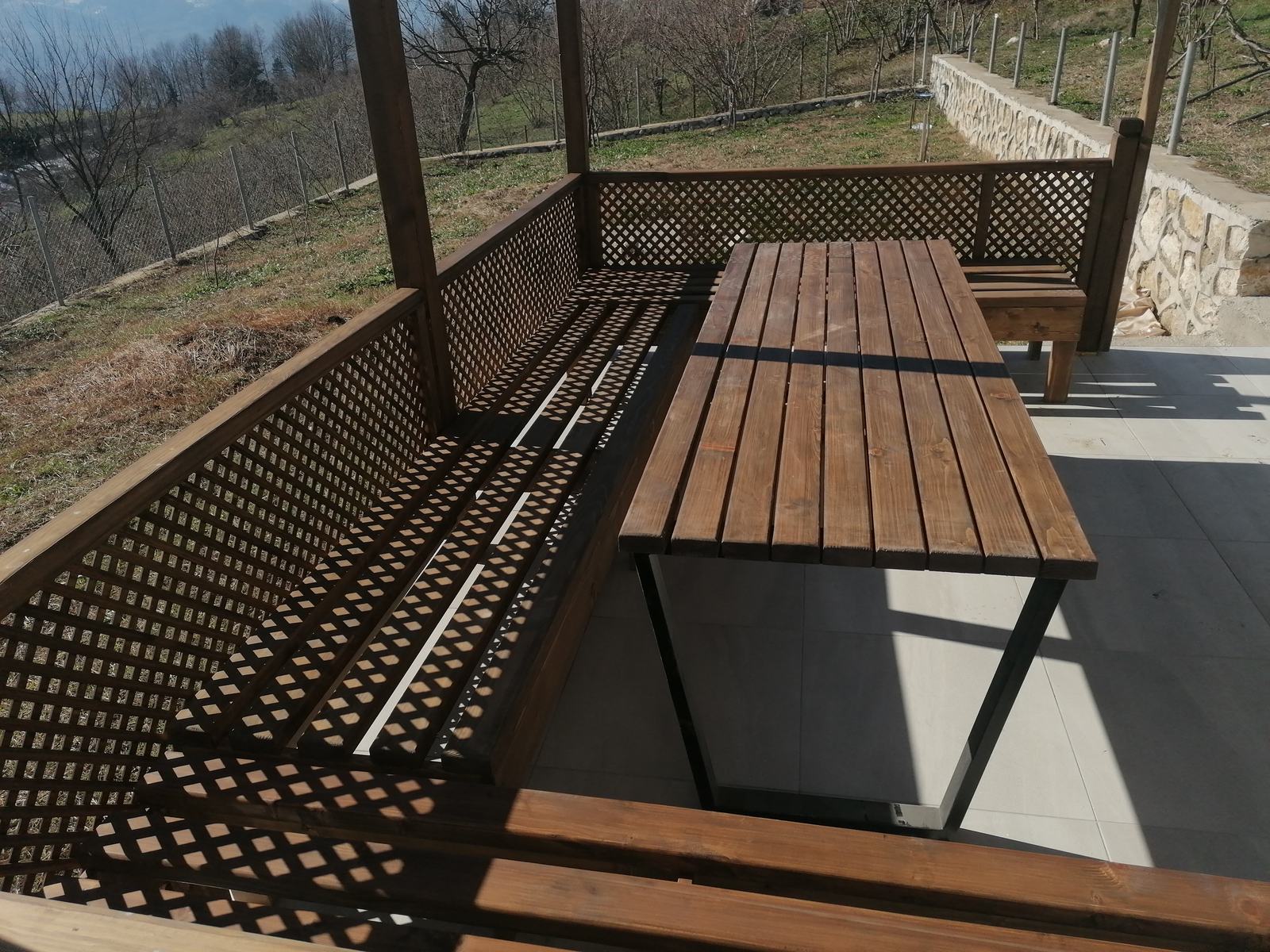 Veranda with Table Set