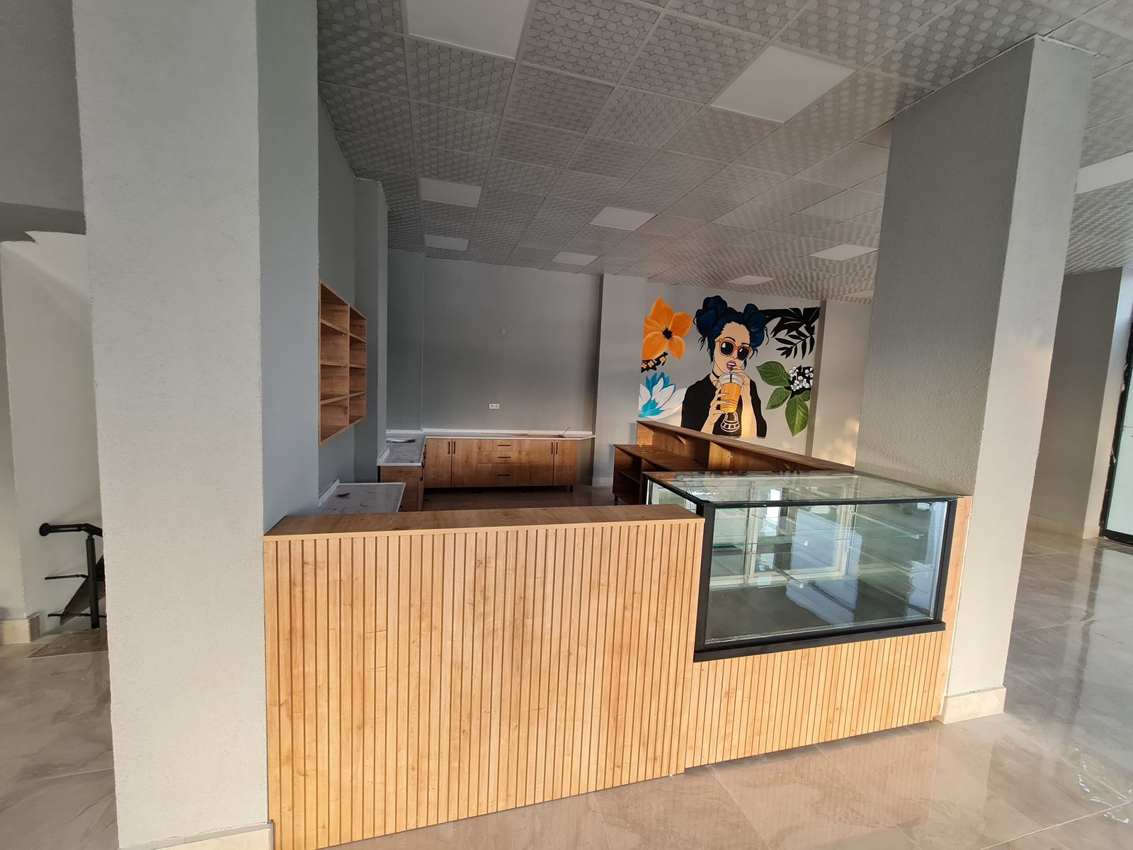 Wooden Café Kitchen