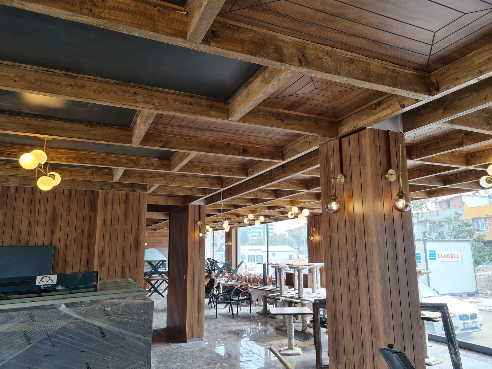 Wooden Design Dessert Shop