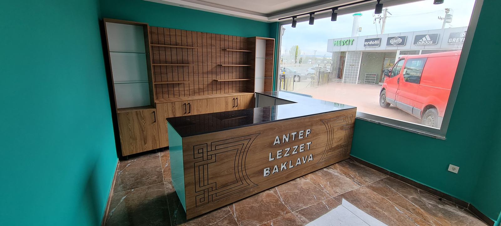 Wooden Design Dessert Shop